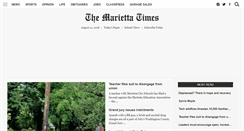 Desktop Screenshot of mariettatimes.com